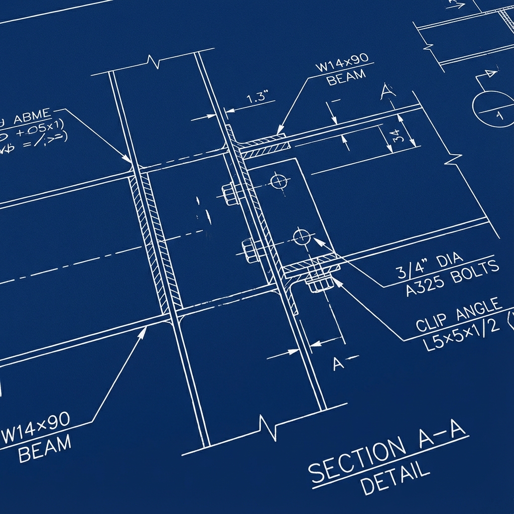 H形鋼梁受け金物